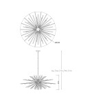 Żyrandole nowoczesne - Zuma Line URCHIN Lampa Wisząca G9 42W P0491-09E-F7DY - produkt 3