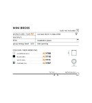 Oprawy sufitowe na wymienne źródło światła - Azzardo MINI BROSS CHROME 1xGU10 Natynkowa Chrom AZ1757 - produkt 4