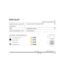 Oprawy sufitowe na wymienne źródło światła - Azzardo MINI ELOY CHROME 1xGU10 Natynkowa Chrom AZ1755 - product 2