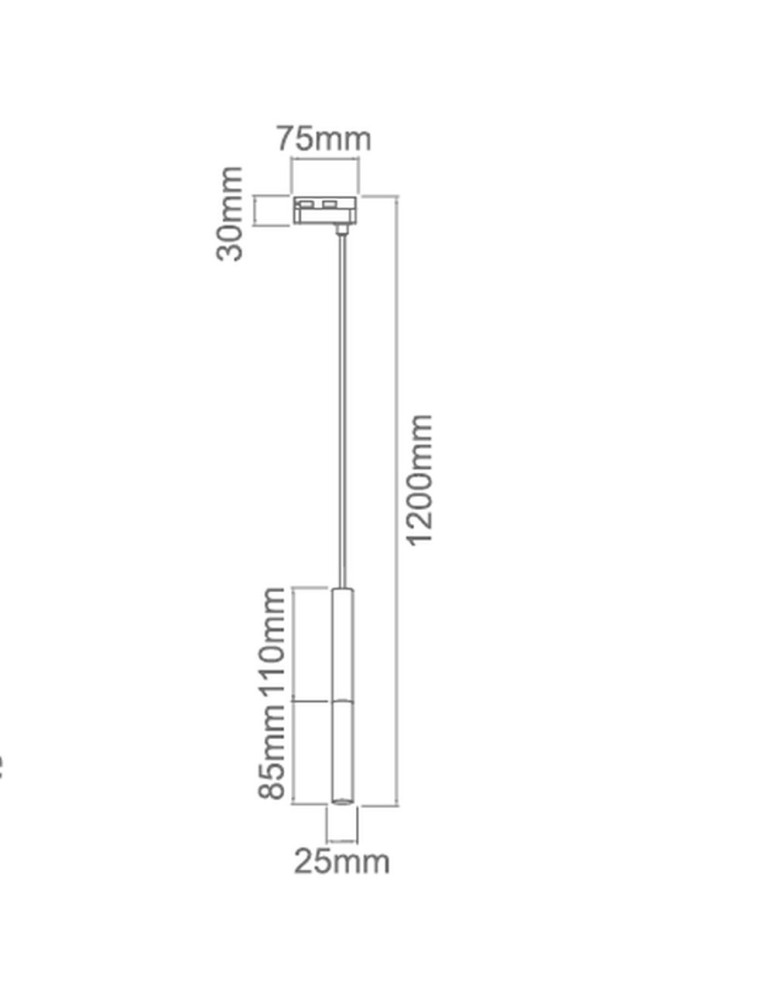 Lampy wiszące - Orlicki Design G9 5W Slimi S Bianco Track / Gold - produkt kolory-swiatla.pl 3