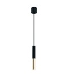 Lampy wiszące - Orlicki Design WISZĄCA G9 5W Slimi Nero S / Gold - product 1