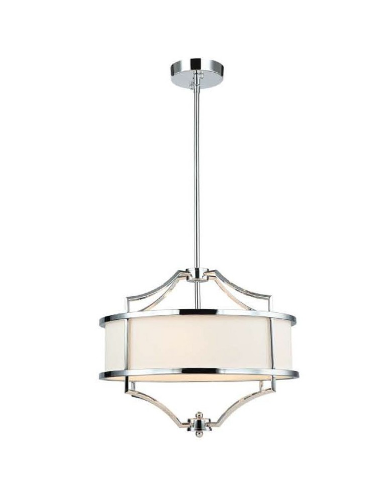 Lampy wiszące w stylu Hampton - Orlicki Design WISZĄCA E27 15W Stesso Cromo S - produkt kolory-swiatla.pl 1