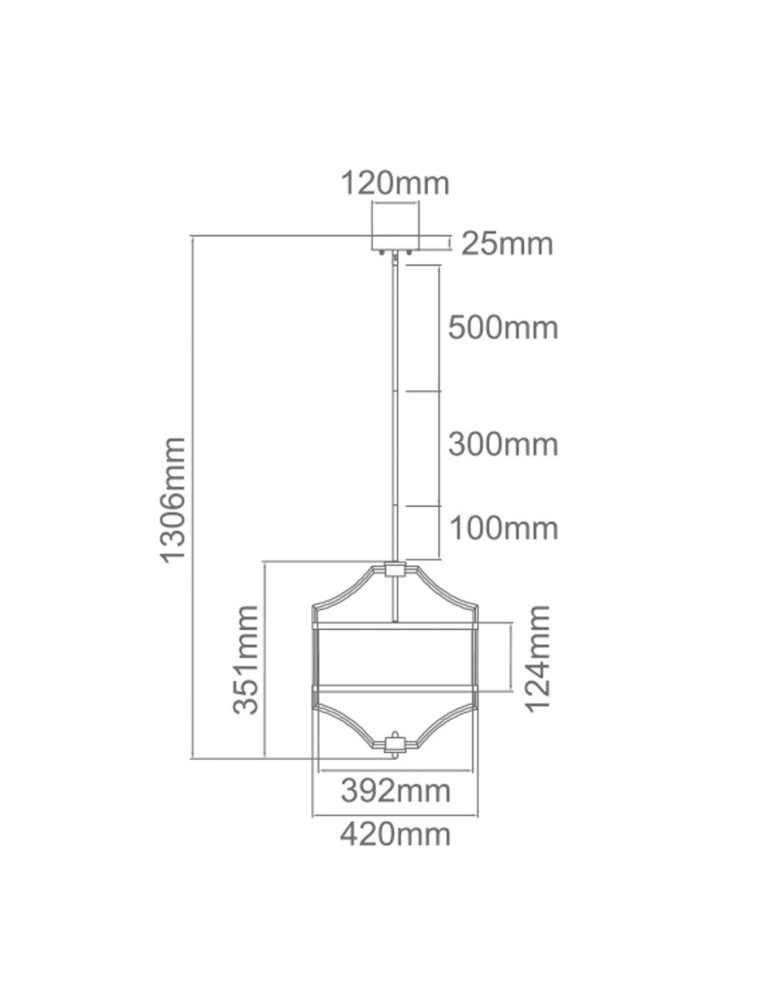Orlicki Design WISZĄCA E27 15W Stesso Cromo S
