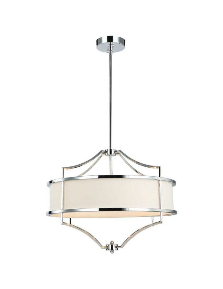 Lampy wiszące w stylu Hampton - Orlicki Design WISZĄCA E27 15W Stesso Cromo M - produkt kolory-swiatla.pl 1