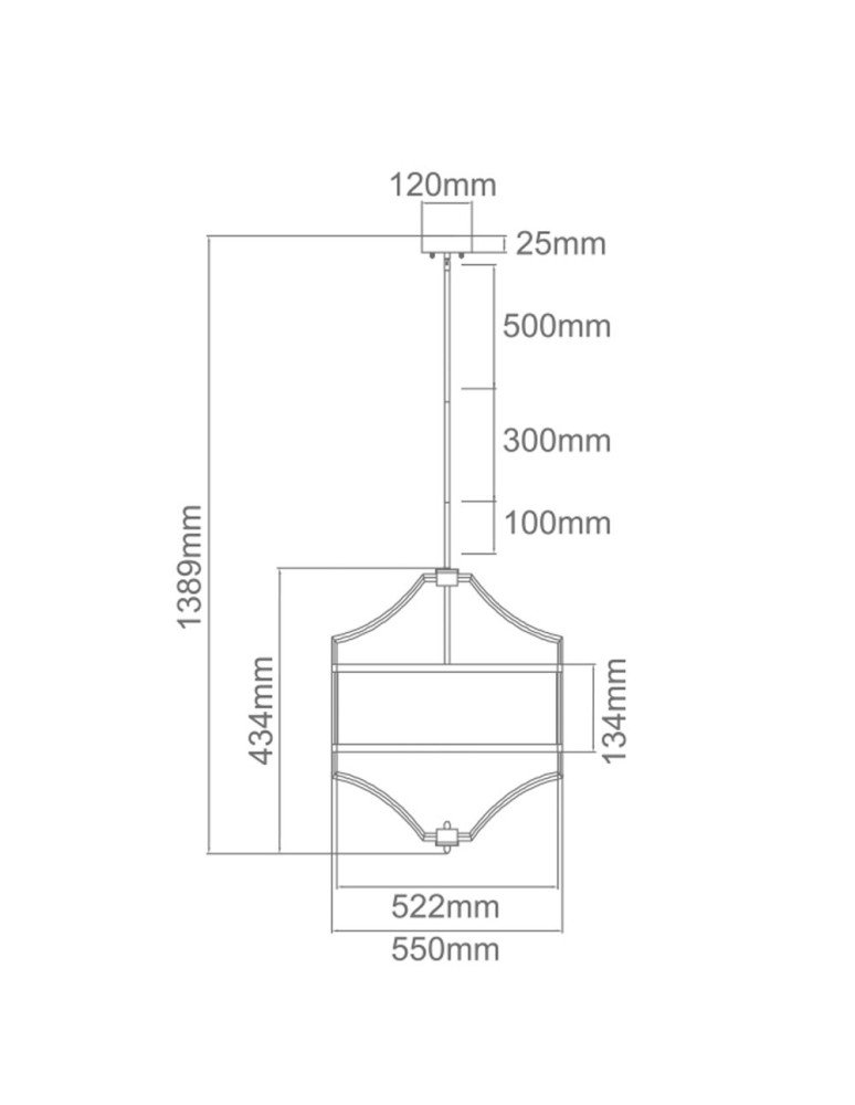 Orlicki Design WISZĄCA E27 15W Stesso Cromo M