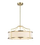 Lampy wiszące w stylu Hampton - Orlicki Design WISZĄCA E27 15W Stanza Old Gold M - product 1