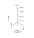 Lampy wiszące w stylu Hampton - Orlicki Design WISZĄCA E27 15W Stanza Cromo M - product 3