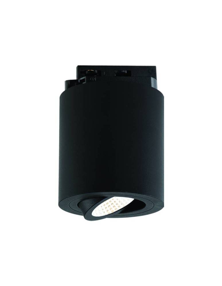 Lampy do szynoprzewodów 1 fazowych - Orlicki Design GU10 8W Rullo Nero Track - produkt kolory-swiatla.pl 1