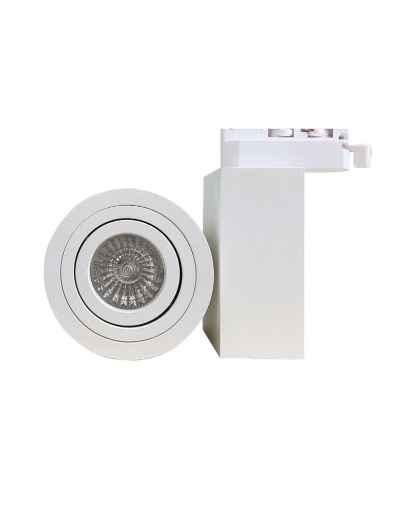 Lampy do szynoprzewodów 1 fazowych - Orlicki Design GU10 8W Rullo Bianco Mobile Track - produkt kolory-swiatla.pl 1