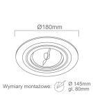 Lampy podtynkowe - oczka - Orlicki Design ES111 16W Puro Nero - product 2