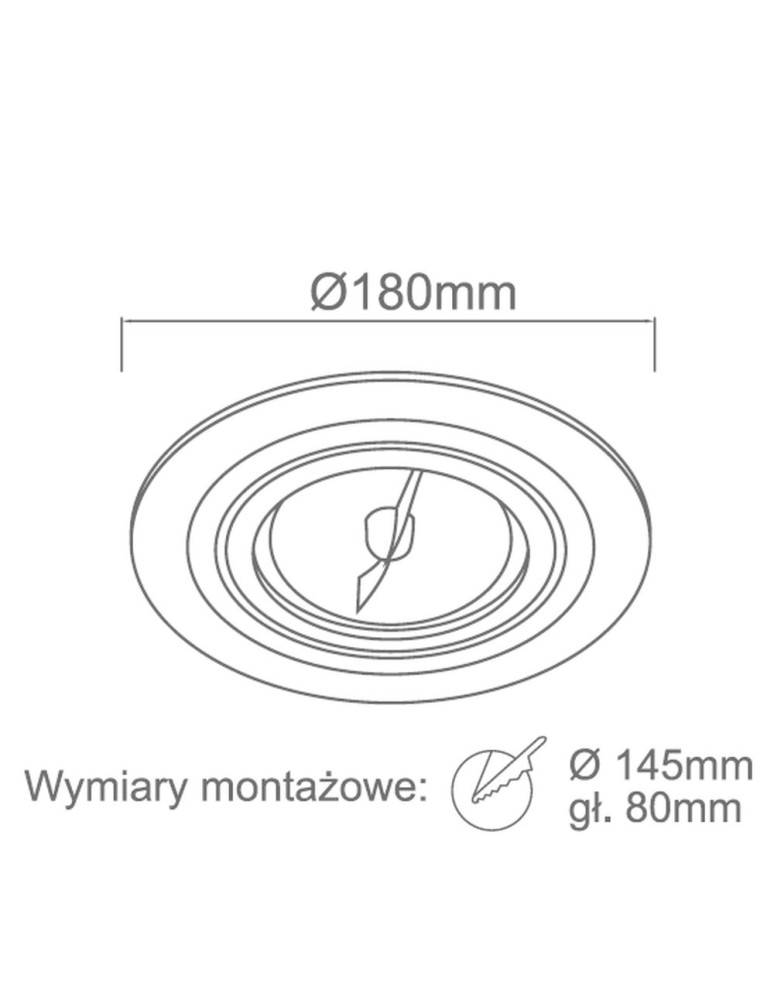 Lampy podtynkowe - oczka - Orlicki Design ES111 16W Puro Nero - product kolory-swiatla.pl 2