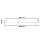 Kinkiety łazienkowe - Orlicki Design KINKIET T8 14W Primo 900 IP44 - produkt 3
