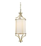 Lampy wiszące w stylu Hampton - Orlicki Design WISZĄCA E27 15W Lunga Old Gold - produkt 1