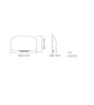 Kinkiety glamour - Orlicki Design KINKIET G4 20W Lexus Parette Claro - produkt 3