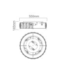 Lampy sufitowe z kryształami - Orlicki Design SUFITOWA E14 12W Intero Gold PL - product 2