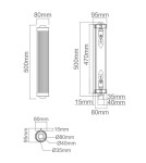 Kinkiety glamour - Orlicki Design KINKIET E14 12W Fiatto Old Gold Parette - produkt 3