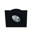 Lampy podtynkowe kwadratowe - Orlicki Design GU10 8W Fasto I Nero - product 1