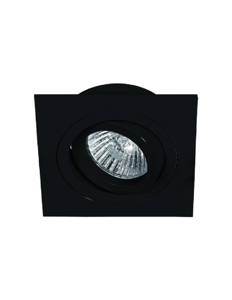 Lampy podtynkowe kwadratowe - Orlicki Design GU10 8W Fasto I Nero - produkt kolory-swiatla.pl 1