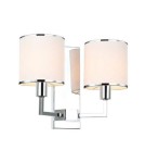 Kinkiety w stylu Hampton - Orlicki Design KINKIET E14 8W Casa Cromo Parette - produkt 1