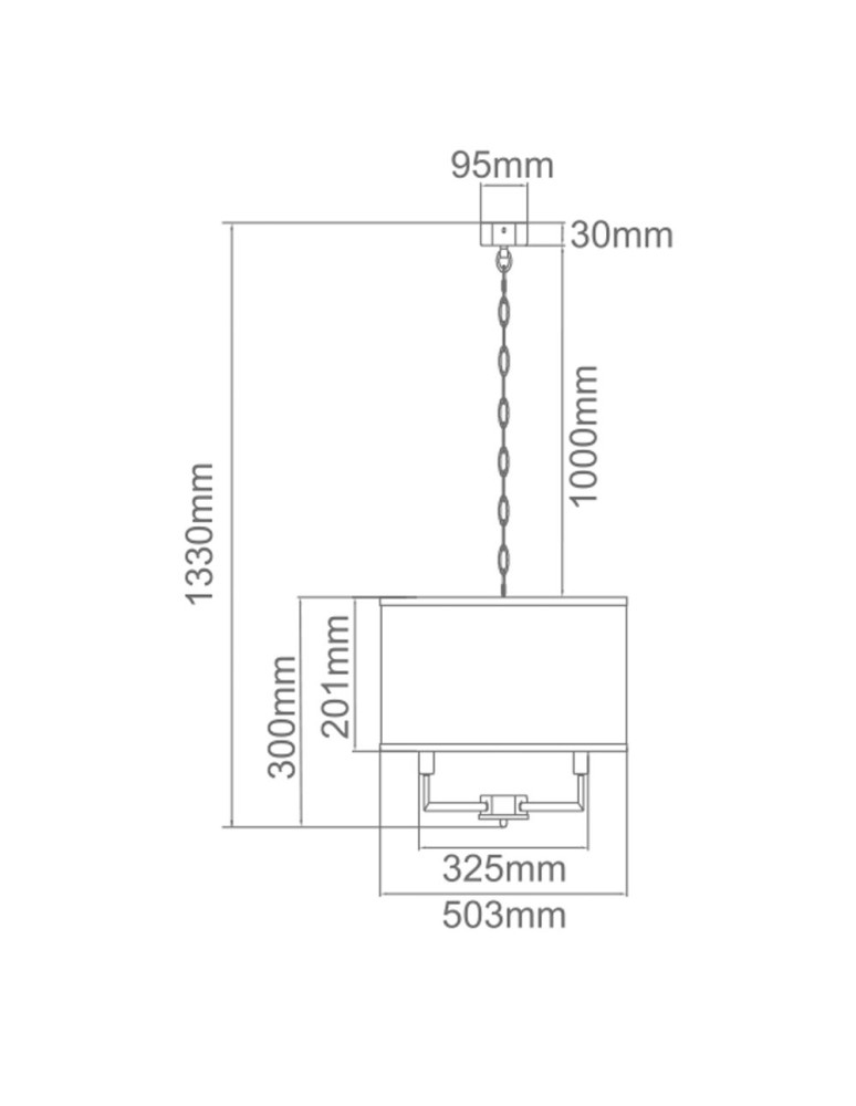 Orlicki Design WISZĄCA E14 15W Casa Cromo M