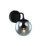 Kinkiety - Orlicki Design KINKIET E27 8W Bao Parette Nero Fume - product 1