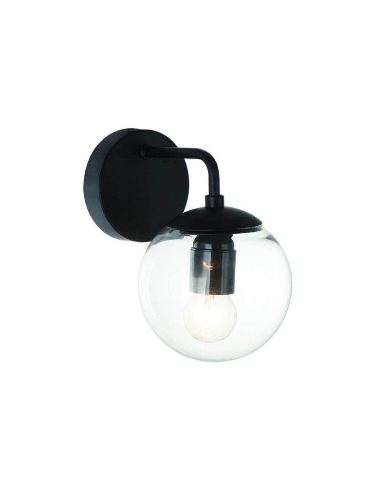 Orlicki Design KINKIET E27 8W Bao Parette Nero Claro