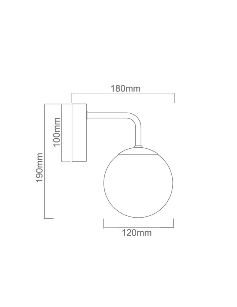 Orlicki Design KINKIET G9 9W Bao Parette Cromo IP44