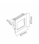 Lampy w ścianę - Orlicki Design LED 1W Arsa - produkt 5
