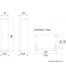 Lampy ogrodowe stojące - SU-MA stojąca LED 10W 720lm 4000K KR-580 - produkt 5