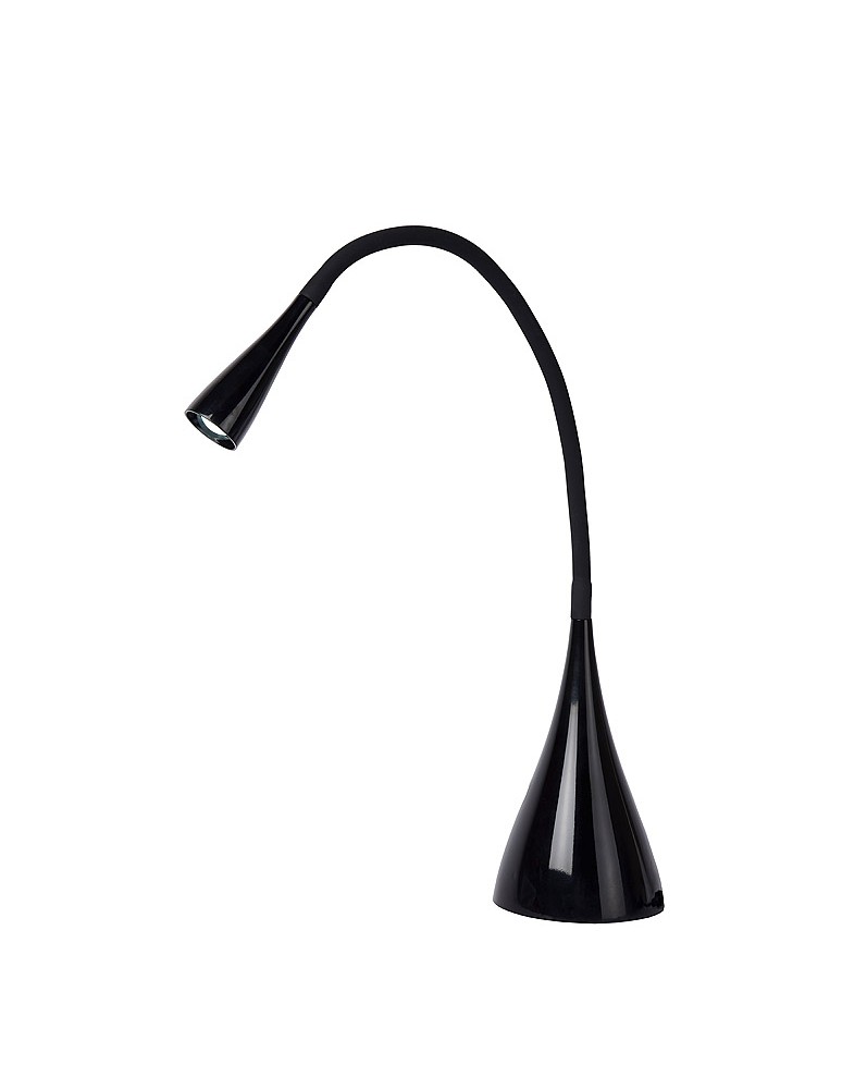 Lucide ZOZY Biurkowa LED 3W 3000K 300LM H48cm Black  18650/03/30