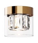 Lampy sufitowe glamour - Zuma Line GEM Lampa Sufitowa Złota G9 28W C0389-01A-F7AC - produkt 1
