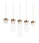 Lampy wiszące glamour - Zuma Line GEM Lampa Wisząca Złota G9 28W P0389-05E-F7AC - product 2