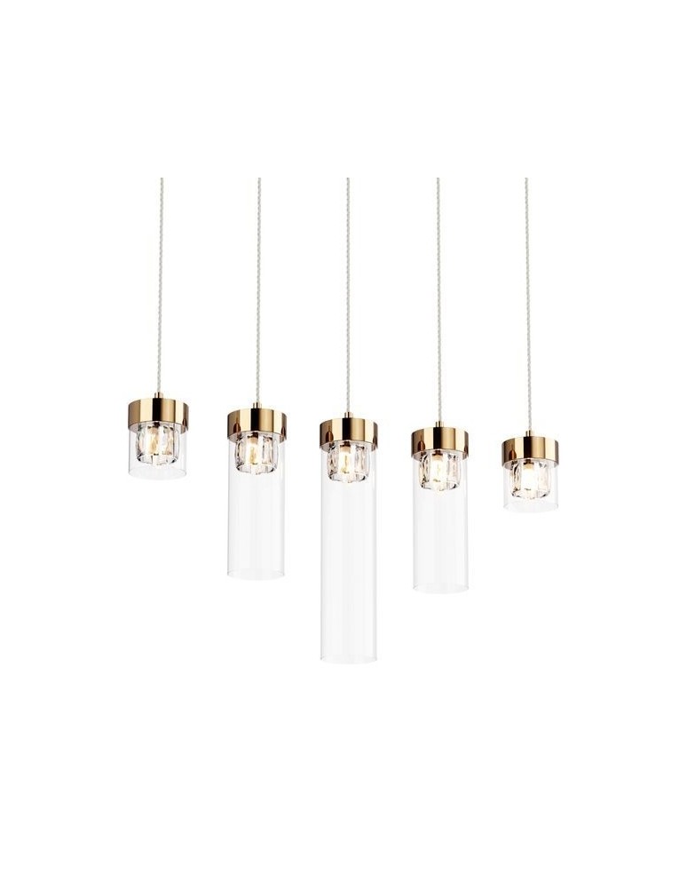 Zuma Line GEM Lampa Wisząca Złota G9 28W P0389-05E-F7AC