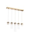 ZUMA LINE GEM LAMPA Wisząca Złota G9 28W P0389-05E-F7AC