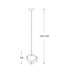 Lampy wiszące - Zuma Line ROCK 1xG9 Chrom P0488-01F-F4AC Wisząca - product 3