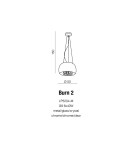 Lampy wiszące glamour - Azzardo BURN 2 6xG9 2w1 Sufitowa lub Wisząca Chrom AZ0700 - produkt 4