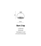 Lampy sufitowe glamour - Azzardo BURN 2 6xG9 2w1 Sufitowa lub Wisząca Chrom AZ0700 - produkt 4