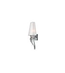 Kinkiety - Azzardo DIABLO WHITE WALL 2xE14 Ścienna Biały/Chrom AZ0087 - product 1