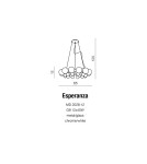 Lampy wiszące - Azzardo ESPERANZA 12xG9 Wisząca Biały/Chrom AZ0095 - produkt 3