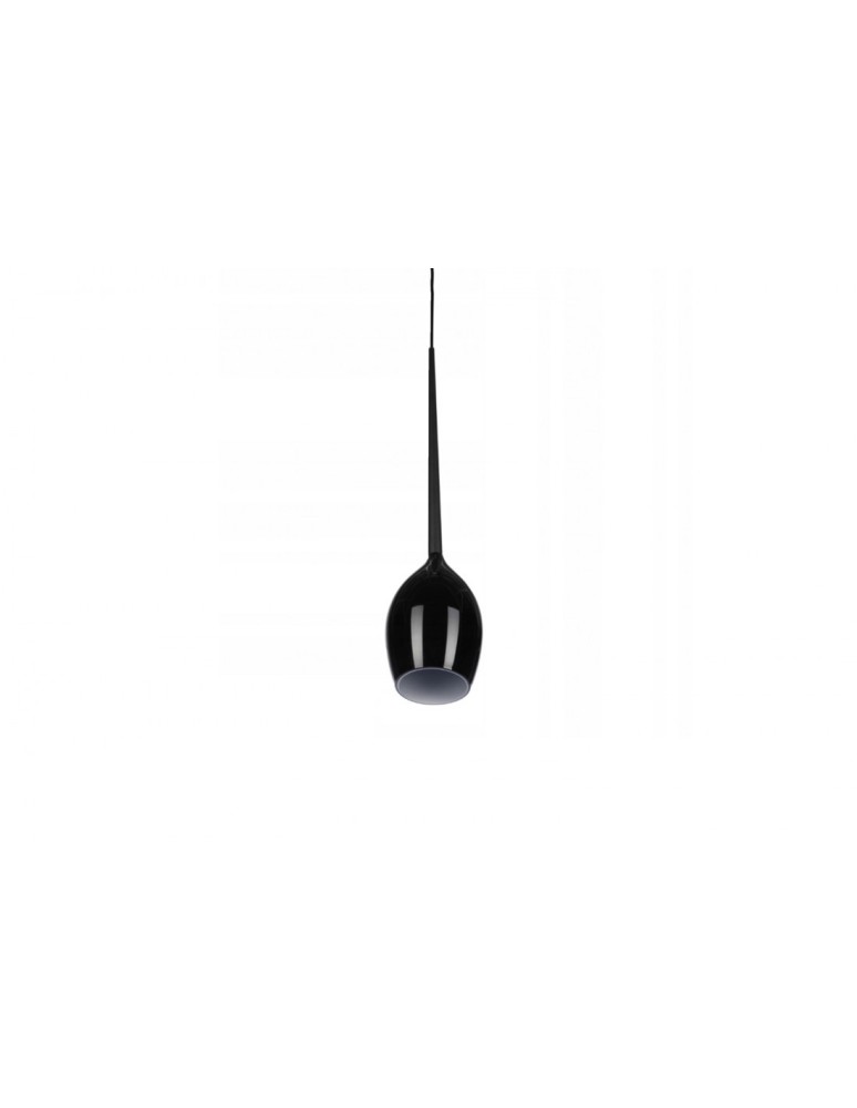 Azzardo IZZA 1 BLACK 1xE14 Wisząca Czarny Połysk AZ0130