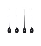 Lampy wiszące na listwie - Azzardo IZZA 4 BLACK 4xE14 Wisząca Czarny Połysk AZ0100 - produkt 2