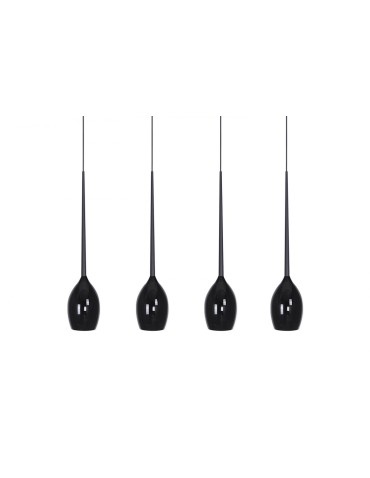 Azzardo IZZA 4 BLACK 4xE14 Wisząca Czarny Połysk AZ0100 - produkt 2