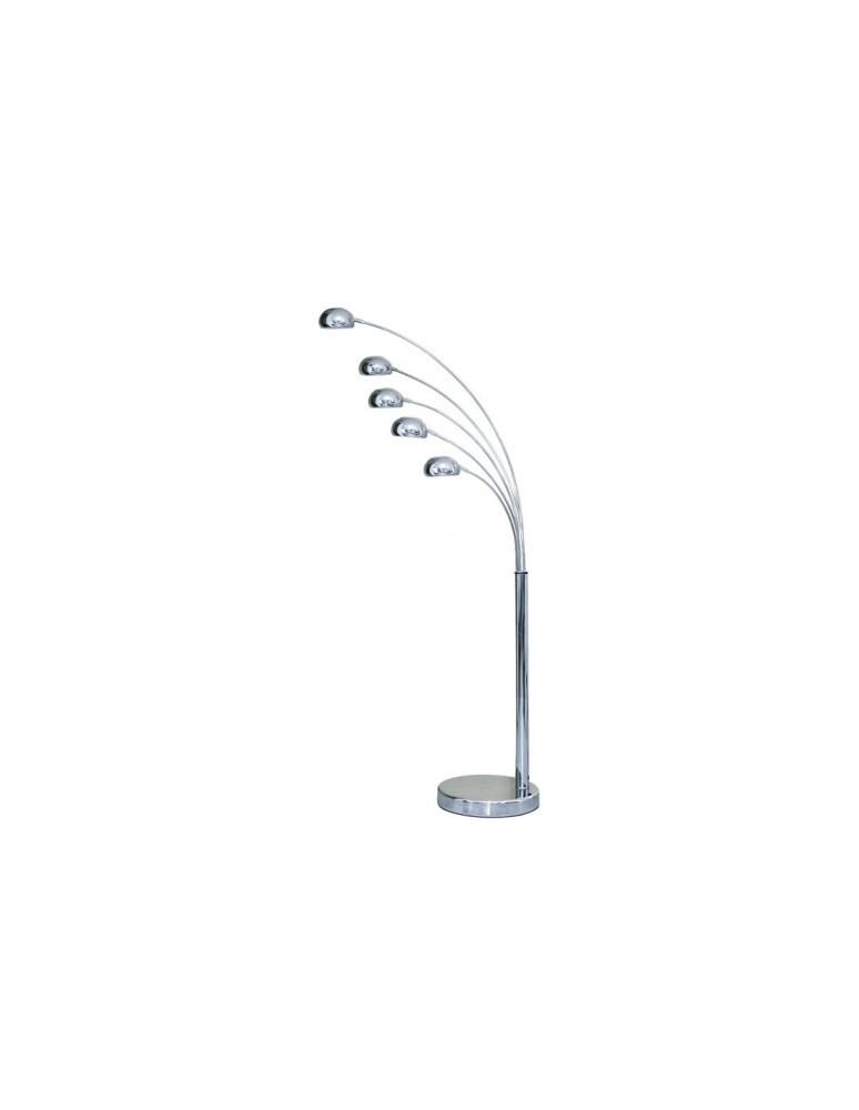 Lampy podłogowe regulowane - Azzardo PALP CHROM 5xE14 Podłogowa Chrom AZ1122 - produkt kolory-swiatla.pl 1
