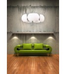 Lampy wiszące - Azzardo RONDO 5xE14 Wisząca Biały AZ0115 - produkt 1