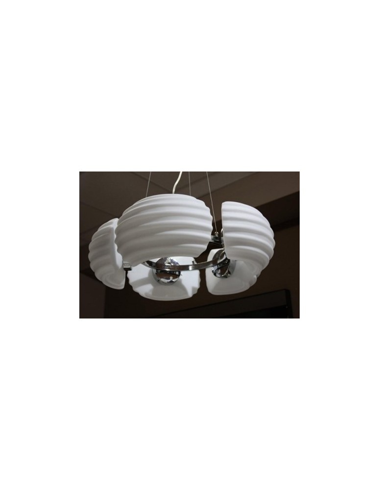 Lampy wiszące - Azzardo RONDO 5xE14 Wisząca Biały AZ0115 - produkt kolory-swiatla.pl 3