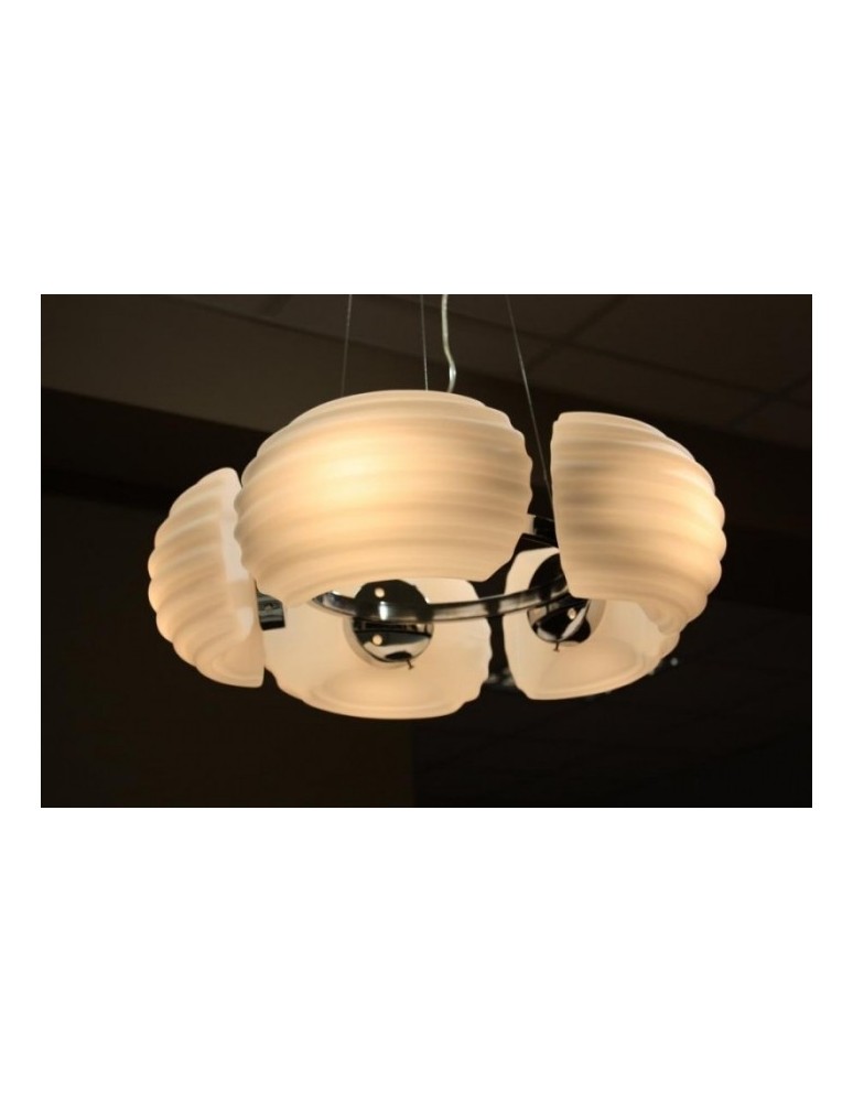 Lampy wiszące - Azzardo RONDO 5xE14 Wisząca Biały AZ0115 - produkt kolory-swiatla.pl 5
