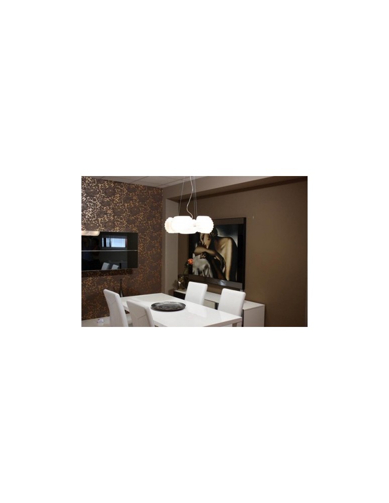 Lampy wiszące - Azzardo RONDO 5xE14 Wisząca Biały AZ0115 - produkt kolory-swiatla.pl 6