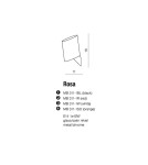 Kinkiety - Azzardo ROSA BLACK 1xE14 Ścienna Czarny AZ0144 - produkt 2