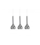Lampy wiszące potrójne - Azzardo SOUL 3 CHROM 3xE27 Wisząca Chrom AZ1655 - product 1