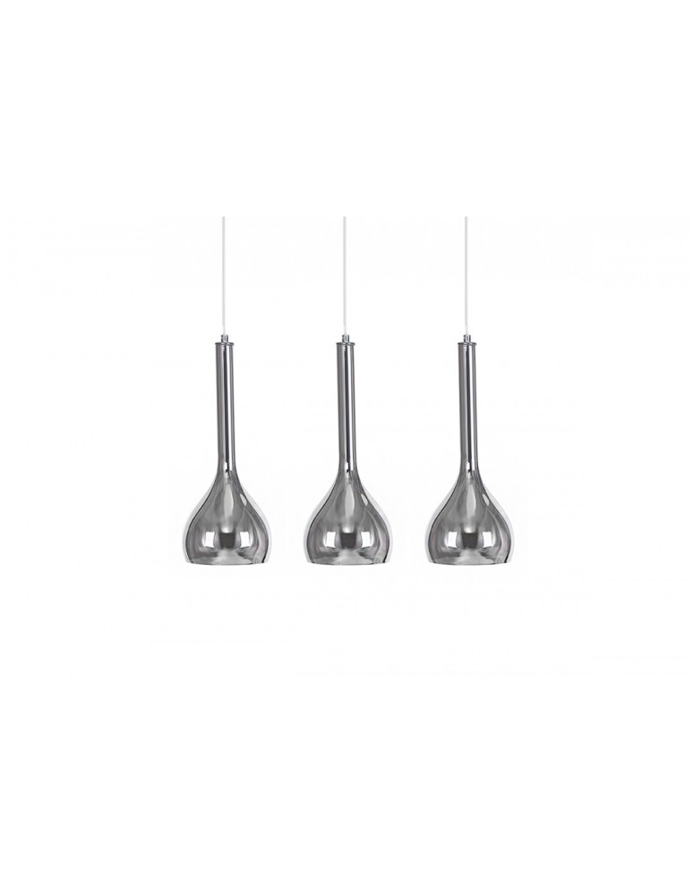 Lampy wiszące potrójne - Azzardo SOUL 3 CHROM 3xE27 Wisząca Chrom AZ1655 - produkt kolory-swiatla.pl 1